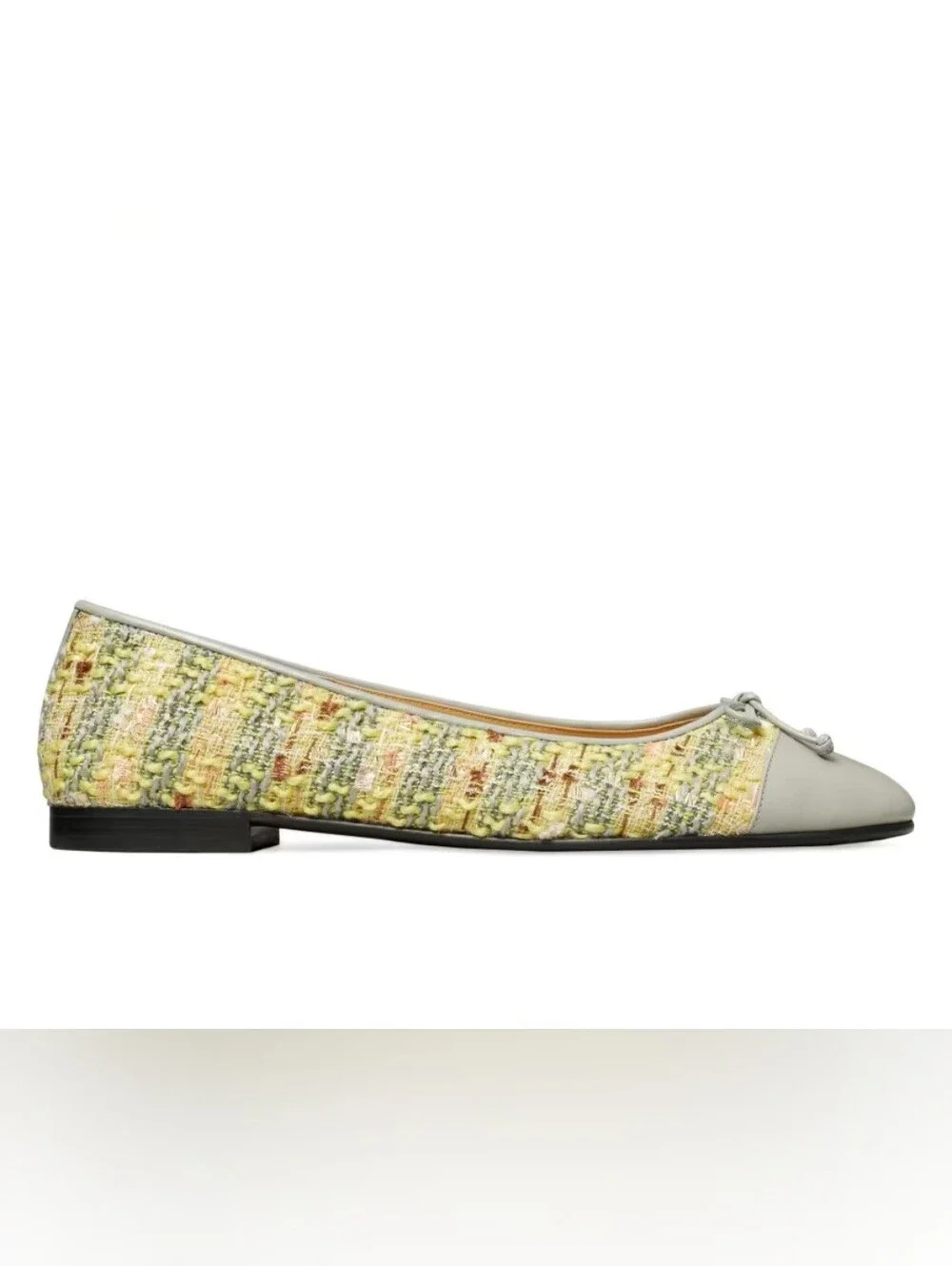 NWOB Tory Burch Leather Tweed Ballet Flats. Size 7.5